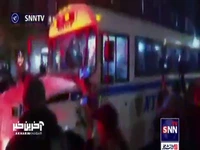 بازداشت اتوبوسی دانشجویان معترض در آمریکا