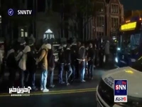 بازداشت اتوبوسی دانشجویان معترض آمریکایی توسط پلیس نیویورک