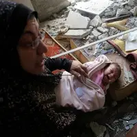 آسیب جدی خانه ای در شهر رفح در جنوب نوار غزه