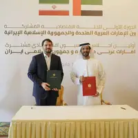 امضای ۲ سند همکاری اقتصادی میان ایران و امارات 