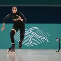 ترانه احمدی با رکوردشکنی،قهرمان اسکیت فری استایل کشور شد