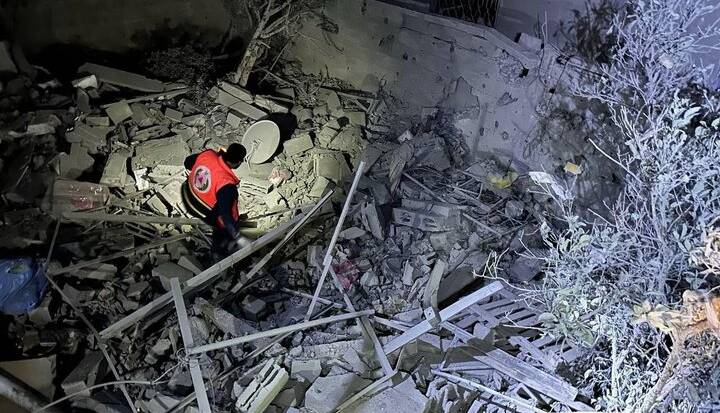 بمباران بامدادی رفح در جنوب نوار غزه؛ شهادت شماری از فلسطینیان