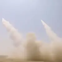 لحظه شلیک موشک‌های کروز مقاومت عراق به سمت بئرالسبع و تل‌آویو