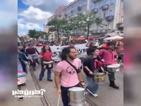 تظاهرات ضد اسرائیلی در لیسبون پرتغال