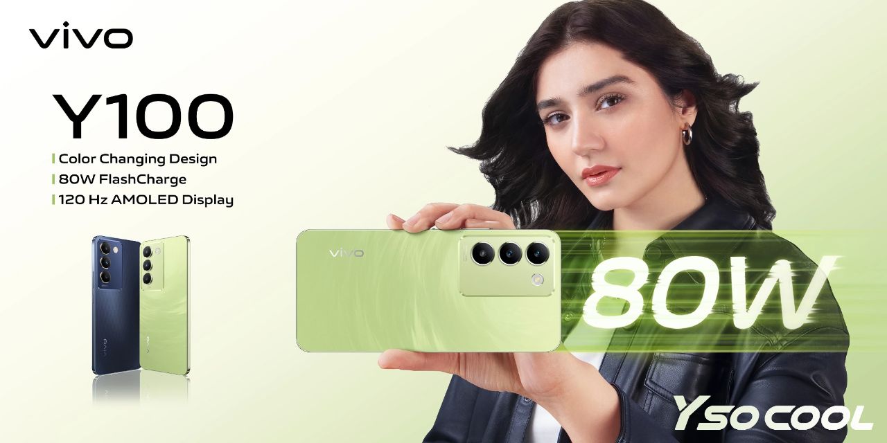 گوشی اقتصادی ویوو Y100 4G با پشتیبانی از شارژ سریع 80 واتی معرفی شد
