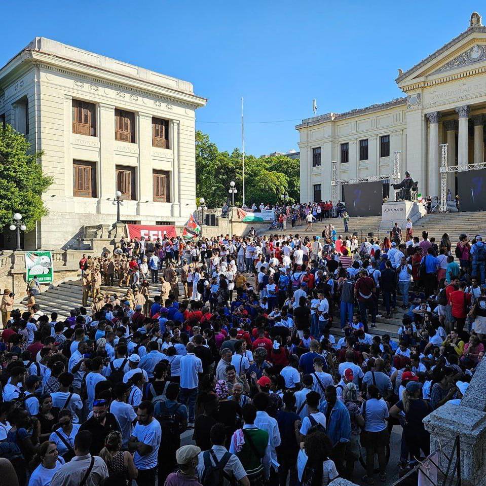 عکس/ تظاهرات ضد صهیونیستی در کوبا