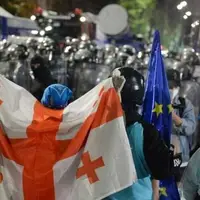 ادامه اعتراضات در تفلیس و هشدار اتحادیه اروپا