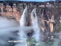 آبشار فرشته بلندترین آبشار دنیا در ونزوئلا!