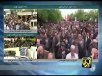 تشییع پیکر شهید دفاع مقدس در مشهد و تهران