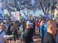 تداوم تظاهرات علیه نتانیاهو در تل‌آویو