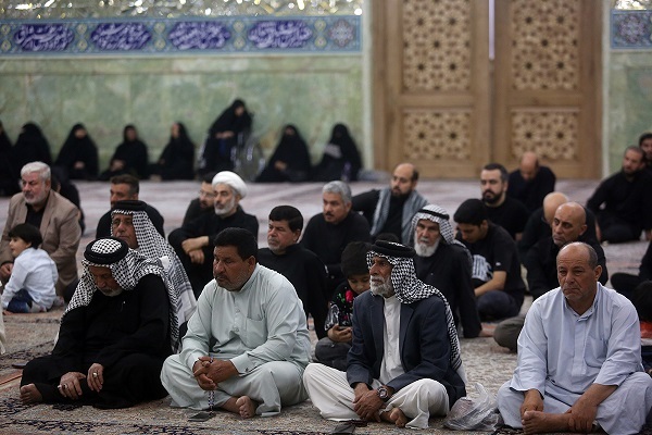 عزاداری عرب زبانان مقیم قم در شام شهادت امام جعفر صادق(ع)