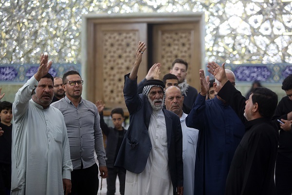 عزاداری عرب زبانان مقیم قم در شام شهادت امام جعفر صادق(ع)