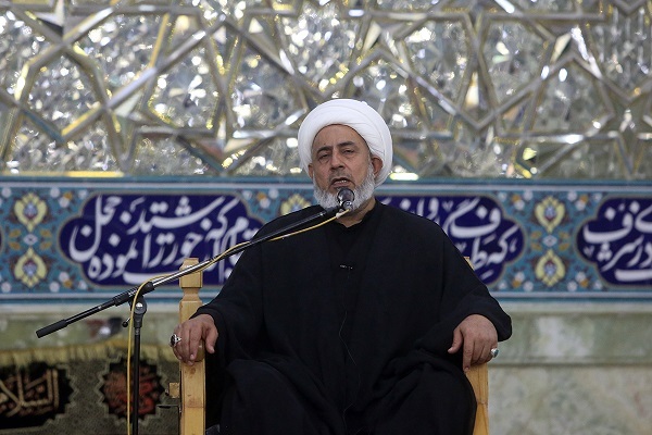 عزاداری عرب زبانان مقیم قم در شام شهادت امام جعفر صادق(ع)