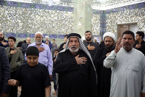 عزاداری عرب زبانان مقیم قم در شام شهادت امام جعفر صادق(ع)