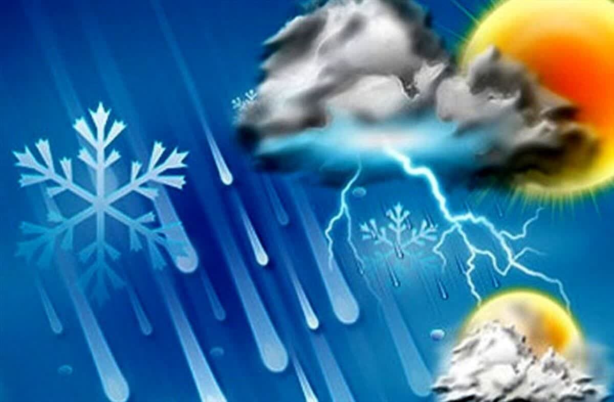پیش‌بینی رگبار پراکنده باران در یزد