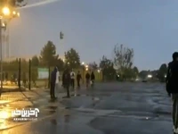 بارندگی تهران باعث خلوت شدن استادیوم آزادی 