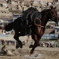عکس/ رقابت بُزکشی در افغانستان