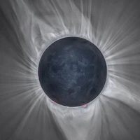 تصویر روز ناسا؛ خورشیدگرفتگی کامل از آغاز تا اوج 