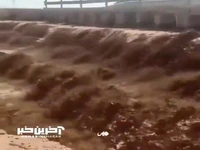 بارش باران باعث طغیان رودخانه‌های پاکدشت تهران شد