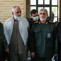 عکس/ مراسم چهلمین روز شهادت مستشاران نظامی ایران در سوریه