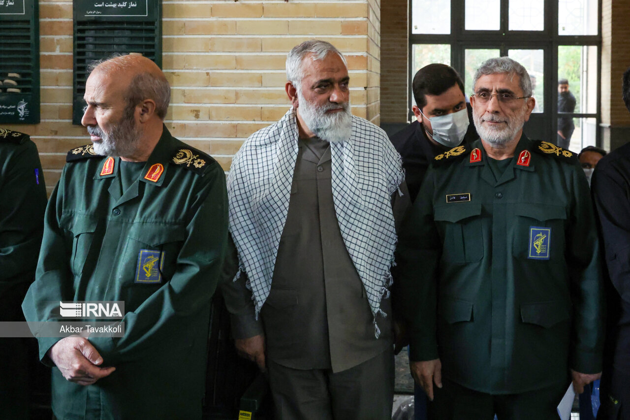 عکس/ مراسم چهلمین روز شهادت مستشاران نظامی ایران در سوریه