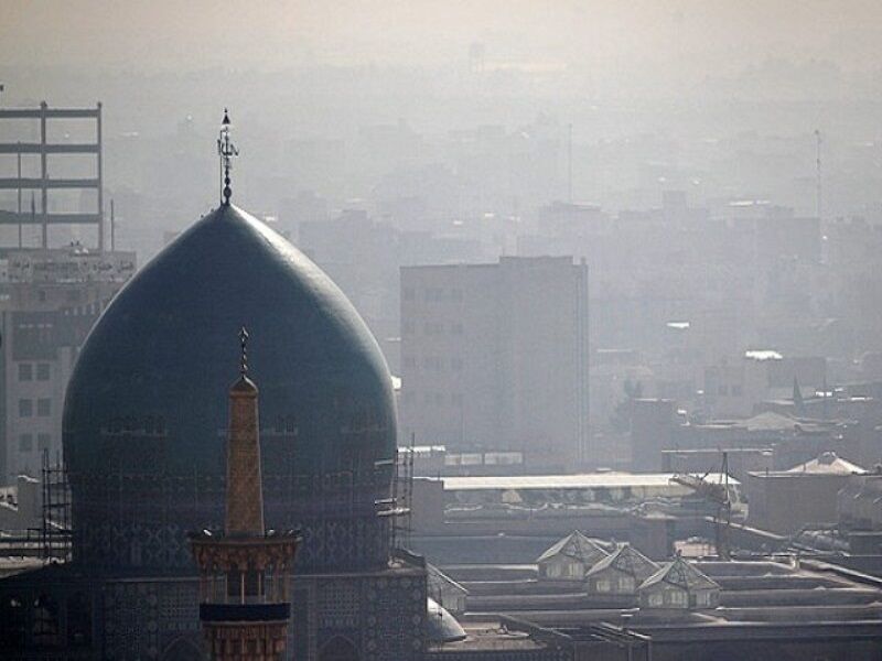 هوای 4 منطقه کلانشهر مشهد آلوده است