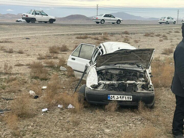 تصادف 2 خودرو در گیفان خراسان شمالی 4 مصدوم داشت