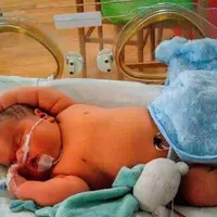 تولد سنگین‌وزن‌ترین نوزاد ۱۴۰۳ در میاندوآب