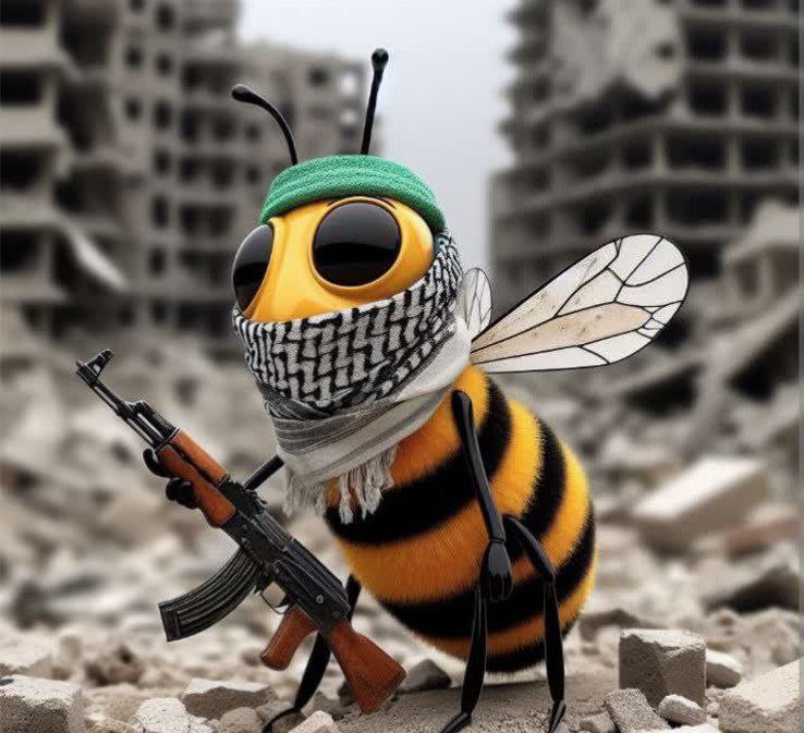 کاریکاتور/ حمله زنبورها به سربازان اشغالگر صهیونیست