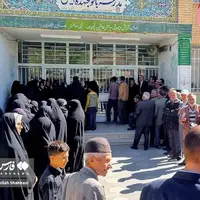 عکس/ شرکت مردم سمیرم اصفهان انتخابات