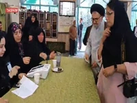 حضور مردم مازندران در پای صندوق‌های رأی