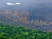 آبشار بهاری «مانشت» در ایلام