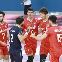 پیروزی جوانان والیبال ایران مقابل افغانستان 