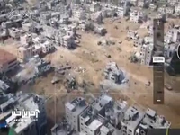 حمله‌ی پهپاد حماس به تانک اسرائیلی
