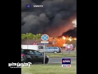 آتش‌سوزی در بزرگترین مجتمع خرید در پایتخت لهستان