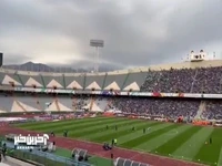 حال و هوای استادیوم آزادی در حاشیه بازی استقلال و فولاد