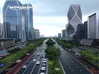 ویدئویی زیبا و هوایی از خیابان های چین