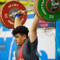 مسابقات وزنه برداری قهرمانی جوانان کشور در همدان