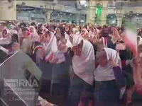 اجتماع دختران شهرری در آستان حضرت عبدالعظیم(ع)