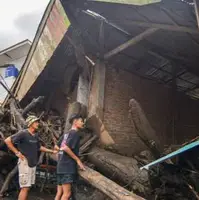 تصاویری از طوفان و رانش مهیب زمین در اندونزی