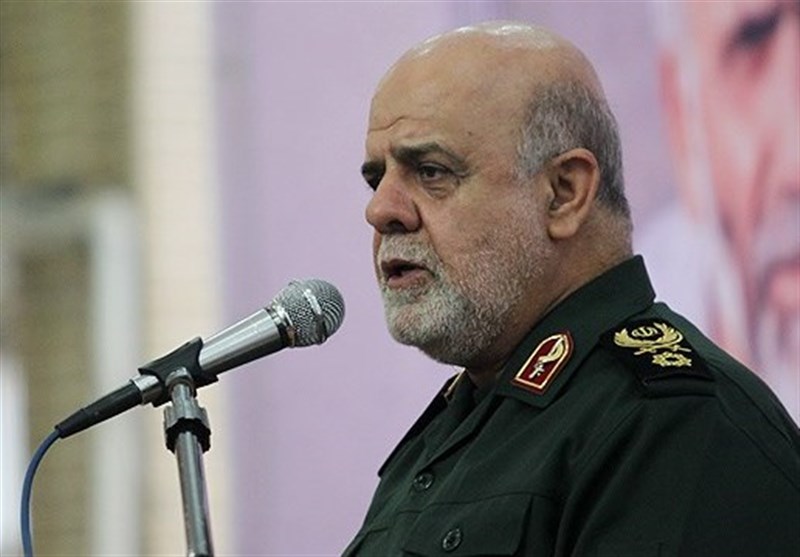 معاون هماهنگ کننده سپاه قدس: توان مبارزه با آمریکا و اسرائیل در کنار هم را داریم
