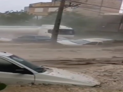 فیلم دیگری از سیل در سیدی مشهد