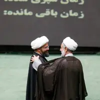 عکس/ خوش و بِش نمایندگان در صحن مجلس شورای اسلامی