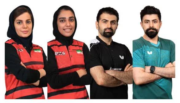 حریفان نمایندگان تنیس روی میز ایران در انتخابی المپیک مشخص شدند