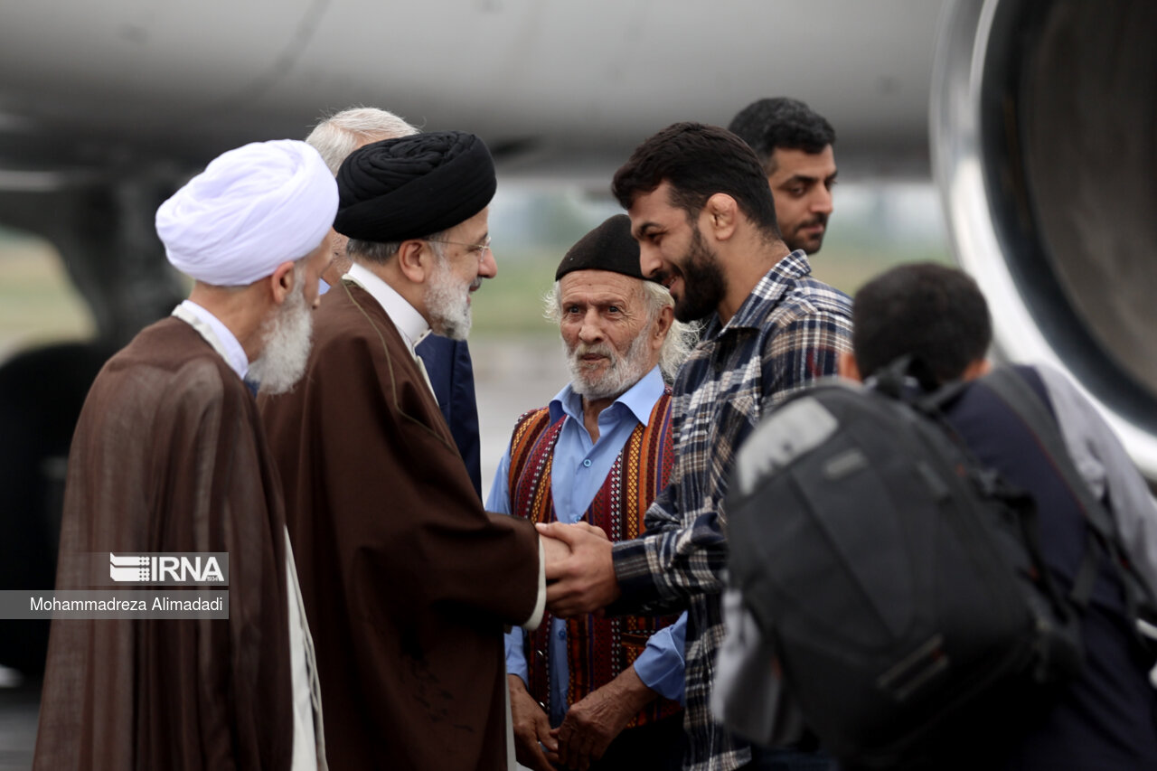 عکس/ سفر رئیس جمهور به مازندران