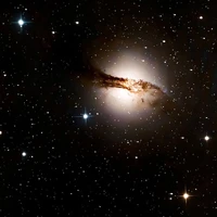یک رصد از کهکشان قنطورس در فاصله‌ی ۱۲ میلیون سالِ نوری از زمین  