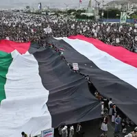 راهپیمایی حمایت از غزه در یمن و اردن