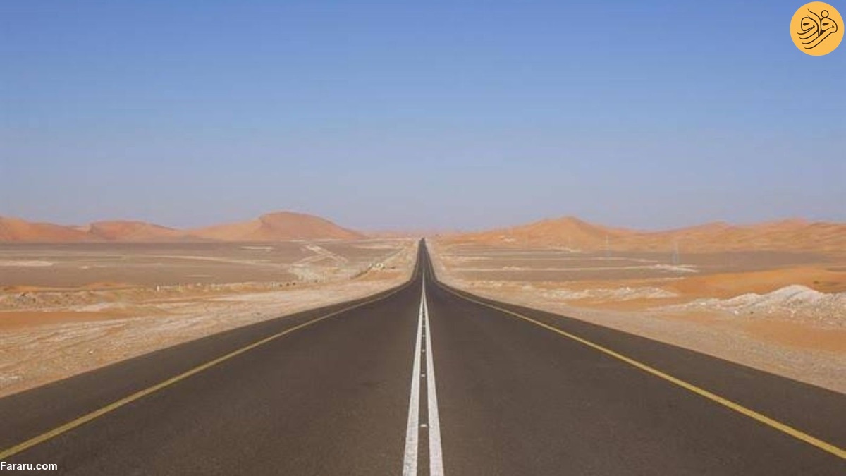 طولانی‌ترین بزرگراه مستقیم جهان در عربستان؛ 265 کیلومتر بدون حتی یک پیچ