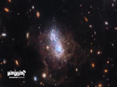 تصویر شگفت انگیز  جیمز وب از کهکشانِ  Zwicky 18