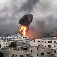 حمله جنگنده‌های رژیم صهیونیستی به یک خانهٔ مسکونی در غزه
